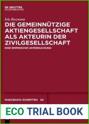 Die gemeinnutzige Aktiengesellschaft als Akteurin der Zivilgesellschaft: Eine empirische Untersuchung (Maecenata Schriften, 20) (German Edition)