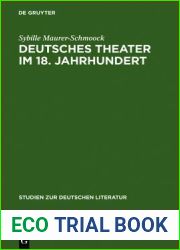 Deutsches Theater Im 18. Jahrhundert