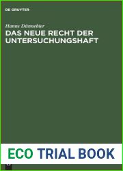 Das neue Recht der Untersuchungshaft (German Edition)