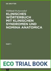 Klinisches Worterbuch mit klinischen Syndromen und Nomina Anatomica