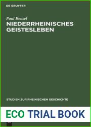 Niederrheinisches Geistesleben: Im Spiegel Klevischer Zeitschriften des achtzehnten Jahrhunderts (Studien zur rheinischen Geschichte, 1) (German Edition)