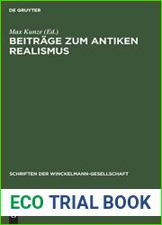 Beitrage zum antiken Realismus (Schriften der Winckelmann-Gesellschaft, 3) (German Edition)
