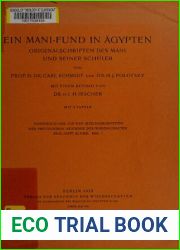 Ein Mani-Fund in Agypten