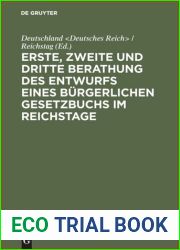 Erste, zweite und dritte Berathung des Entwurfs eines Burgerlichen Gesetzbuchs im Reichstage