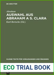 Auswahl aus Abraham a S. Clara
