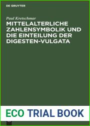 Mittelalterliche Zahlensymbolik und die Einteilung der Digesten-Vulgata (German Edition)