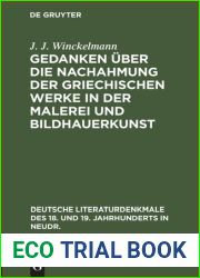 Gedanken uber die Nachahmung der griechischen Werke in der Malerei und Bildhauerkunst