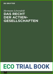 Das Recht der Actien-Gesellschaften: Kritik und Reformvorschlage (German Edition)