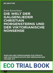 Die Welt der Galgenlieder Christian Morgensterns und der viktorianische Nonsense (Quellen und Forschungen zur Sprach- und Kulturgeschichte der germanischen Volker. N.F., 79) (German Edition)