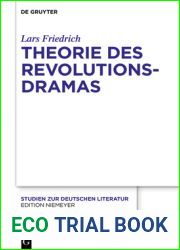 Theorie des Revolutionsdramas: Politische Astronomie von Gryphius bis Heiner Muller (Studien zur deutschen Literatur, 228) (German Edition)