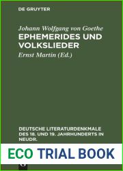 Ephemerides und Volkslieder