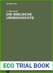 Die biblische Urgeschichte