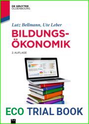 Bildungsokonomik (German Edition)