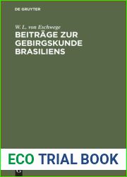 Beitrage zur Gebirgskunde Brasiliens