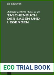 Taschenbuch der Sagen und Legenden (German Edition)