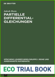 Partielle Differentialgleichungen (Goschens Lehrbucherei Gruppe I: Reine und angewandte Mathematik, 14) (German Edition)