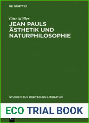 Jean Pauls Asthetik und Naturphilosophie