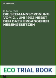 Die Seemannsordnung vom 2. Juni 1902 nebst den dazu ergangenen Nebengesetzen: Zugleich als Nachtrag zum zweiten Bande des Kommentars zum Handelsgesetzbuch von H. Makower (German Edition)