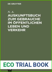 Auskunftsbuch zum Gebrauche im offentlichen Leben und Verkehr