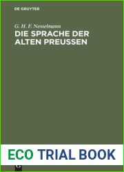 Die Sprache der alten Preussen