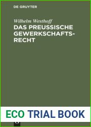 Das Preussische Gewerkschaftsrecht
