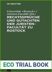 Rechtsspruche und Gutachten der Juristen-Facultat zu Rostock (German Edition)