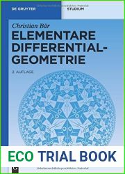 Elementare Differentialgeometrie (de Gruyter Lehrbuch) (German Edition) by Christian Bar (2010-01-29)