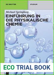Einfuhrung in Die Physikalische Chemie (De Gruyter Studium) (German Edition)
