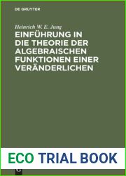 Einfuhrung in die Theorie der algebraischen Funktionen einer Veranderlichen