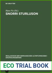 Snorri Sturluson: Beitrage zu Werk und Rezeption (Erganzungsbande zum Reallexikon der Germanischen Altertumskunde, 18) (German Edition)