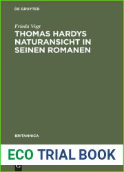 Thomas Hardys Naturansicht in Seinen Romanen