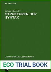 Strukturen Der Syntax (Janua Linguarum. Series Minor) (German Edition)