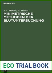 Minimetrische Methoden der Blutuntersuchung (German Edition)