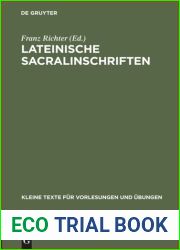 Lateinische Sacralinschriften