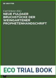 Neue Fuldaer Bruchstucke der Weingartener Prophetenhandschrift (German Edition)