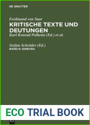 Kritische Texte und Deutungen : Band 6 Ginevra