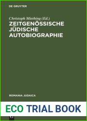 Zeitgenossische judische Autobiographie