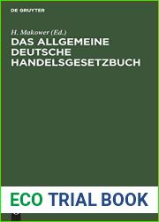 Das allgemeine Deutsche Handelsgesetzbuch: Mit Kommentar (German Edition)