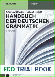 Handbuch der Deutschen Grammatik