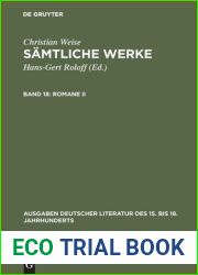 Samtliche Werke. Band 18 Romane II
