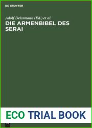 Die Armenbibel des Serai: Rotulus Seragliensis Nr. 52 (German Edition)