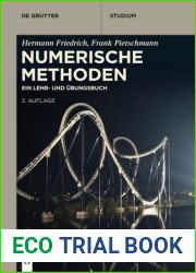 Numerische Methoden: Ein Lehr- und Ubungsbuch (De Gruyter Studium) (German Edition)