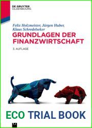 Grundlagen Der Finanzwirtschaft (German Edition) (de Gruyter Studium)