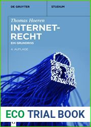 Internetrecht: Ein Grundriss (De Gruyter Studium) (German Edition)