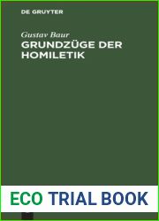 Grundzuge der Homiletik (German Edition)