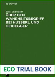 Uber den Wahrheitsbegriff bei Husserl und Heidegger (German Edition)