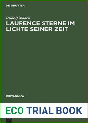 Laurence Sterne im Lichte seiner Zeit (Britannica, 10) (German Edition)