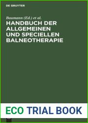 Handbuch der allgemeinen und speciellen Balneotherapie (German Edition)