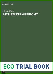 Aktienstrafrecht: Kommentar zu d. ?? 288 - 304 d. Aktiengesetzes (German Edition)