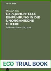 Experimentelle Einfuhrung in die unorganische Chemie